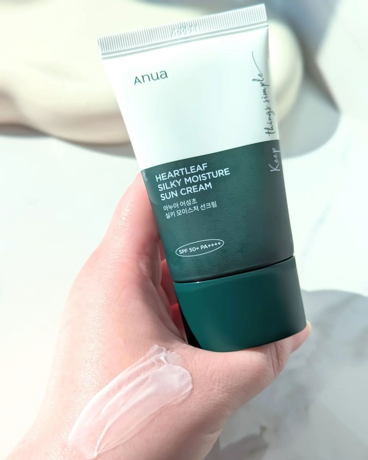 HEARTLEAF SILKY MOISTURE SUNSCREEN 50ML