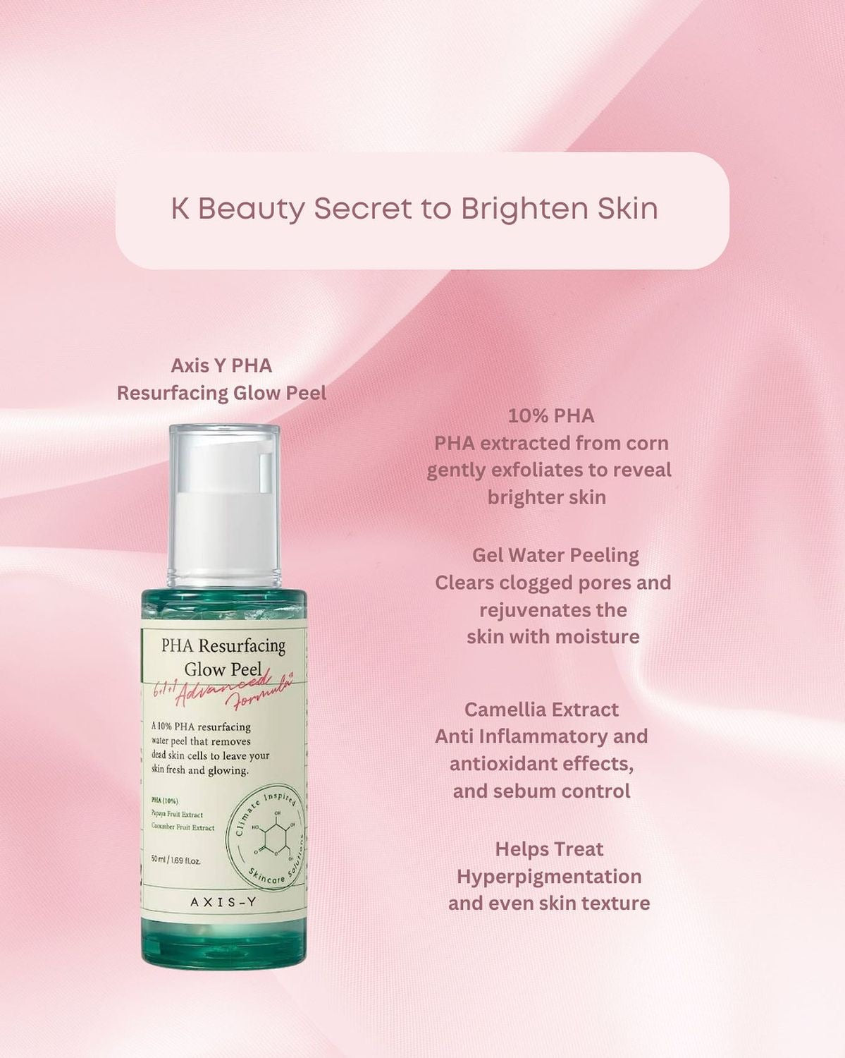 AXIS-Y PHA Resurfacing Glow Peel 50ml