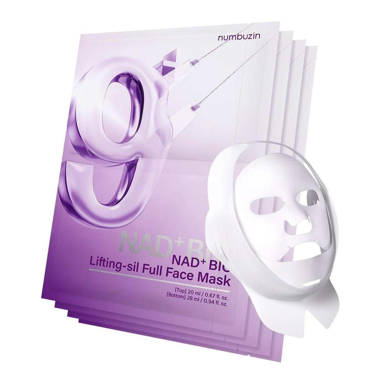NUMBUZIN N°9 NAD BIO LIFTING FULL FACIAL MASK 4 MASK