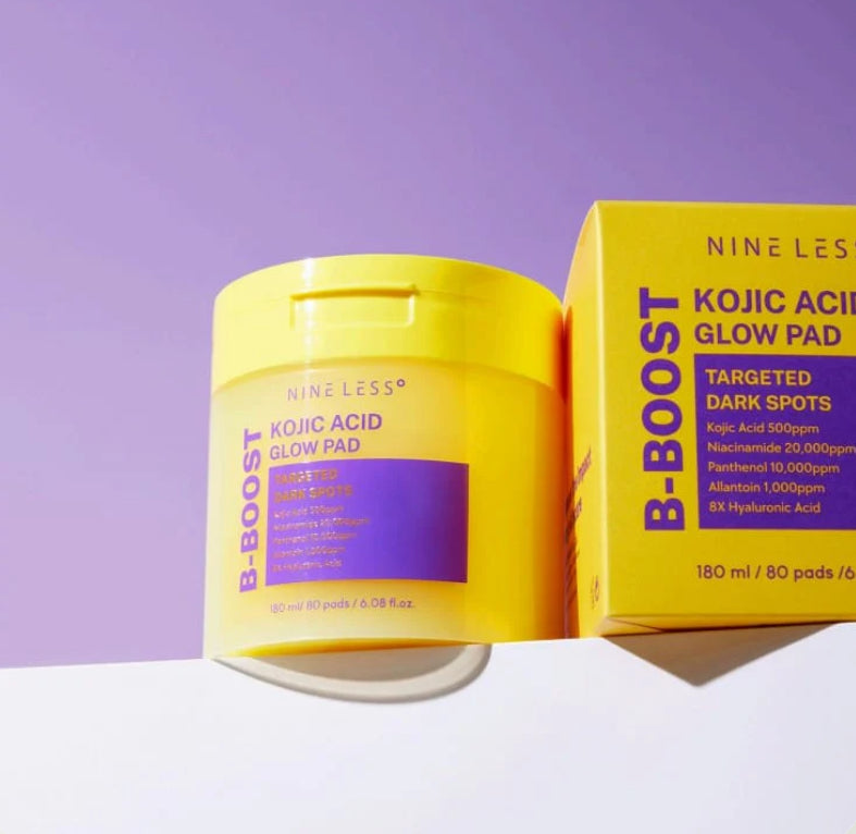 NINELESS B-Boost Kojic Acid Glow Toner Pad