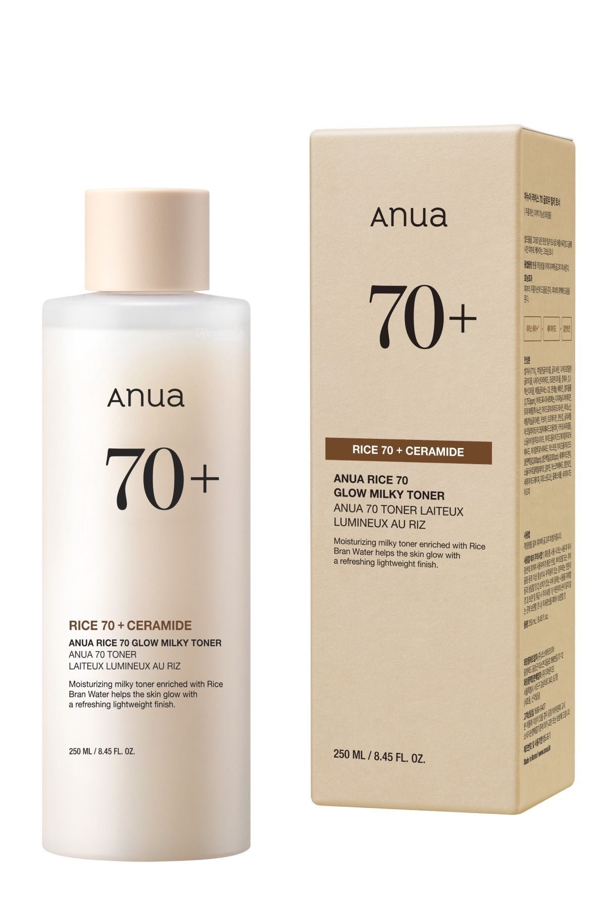 RICE 70 GLOW MILKY TONER 250ML