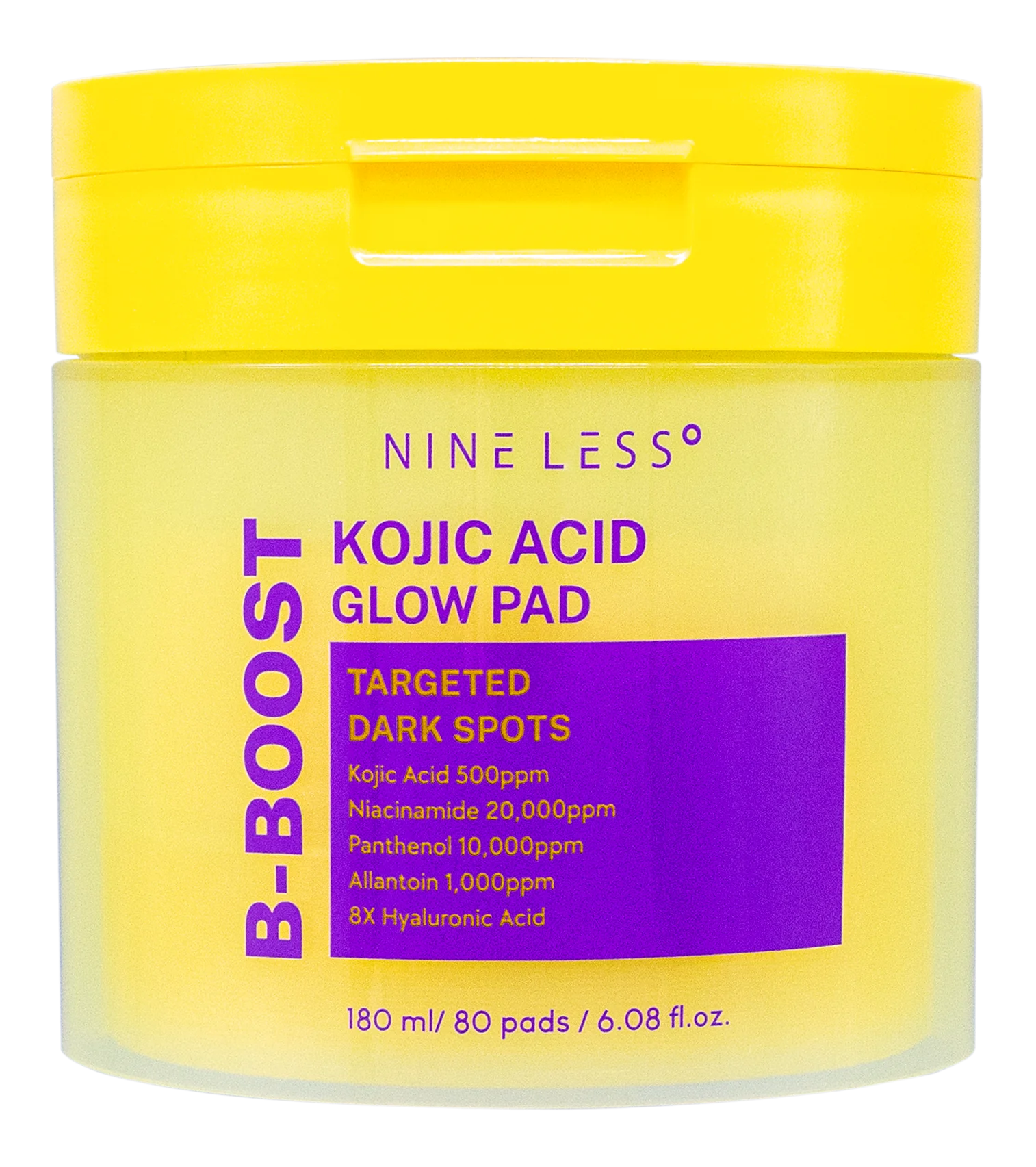 NINELESS B-Boost Kojic Acid Glow Toner Pad