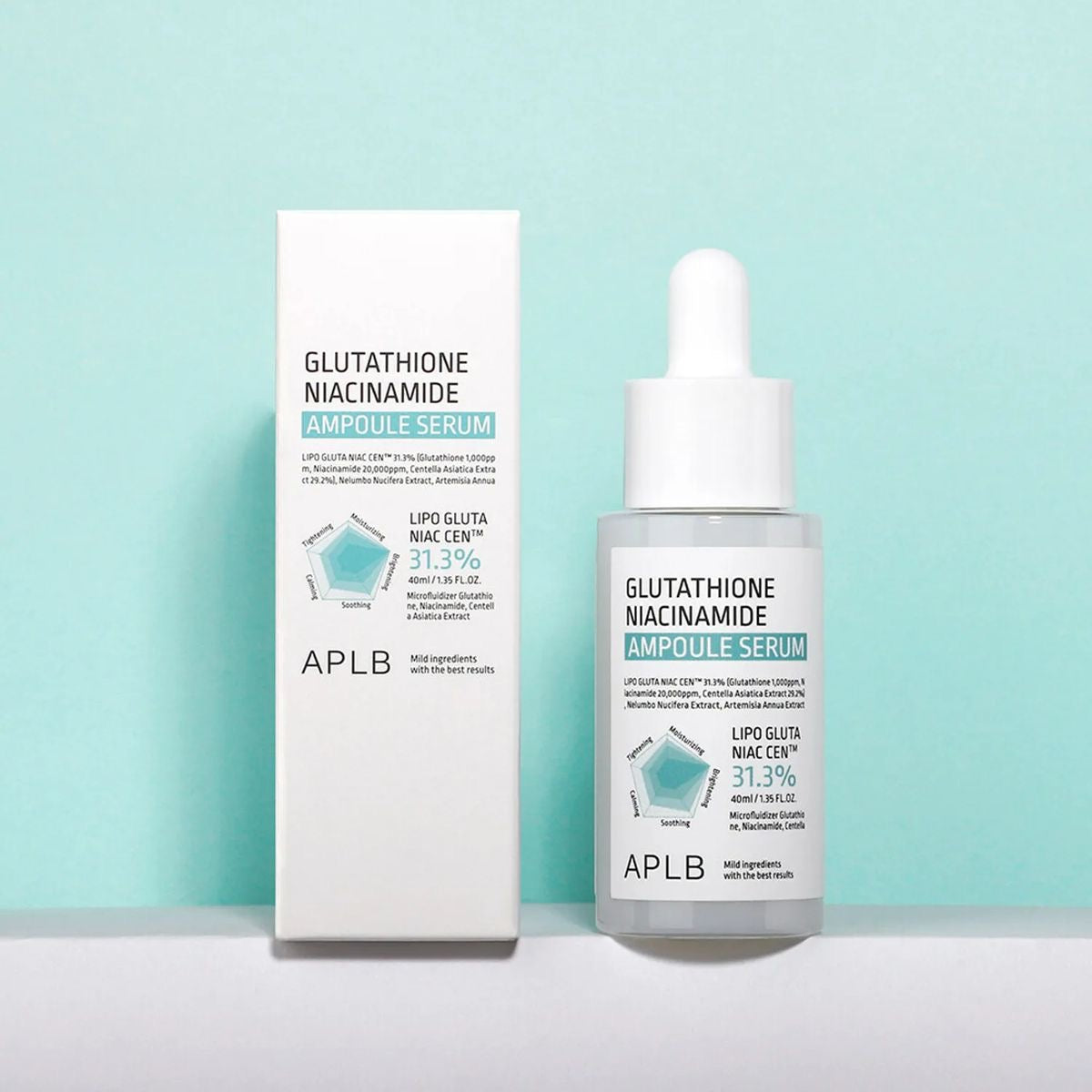 APLB GLUTATHIONE NIACINAMIDE AMPOULE SERUM 40ML
