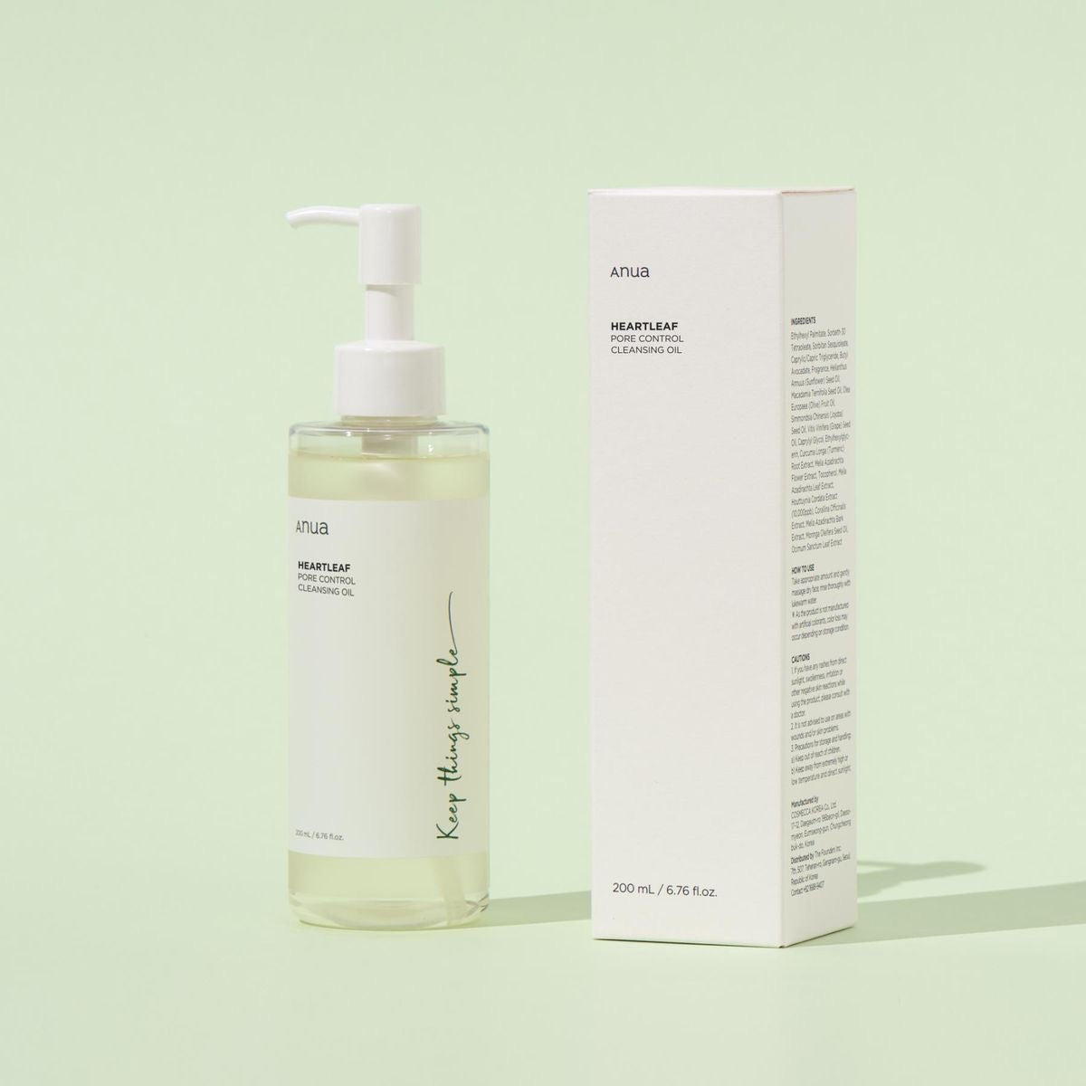 Heartleaf pore control cleansing oil 200ml