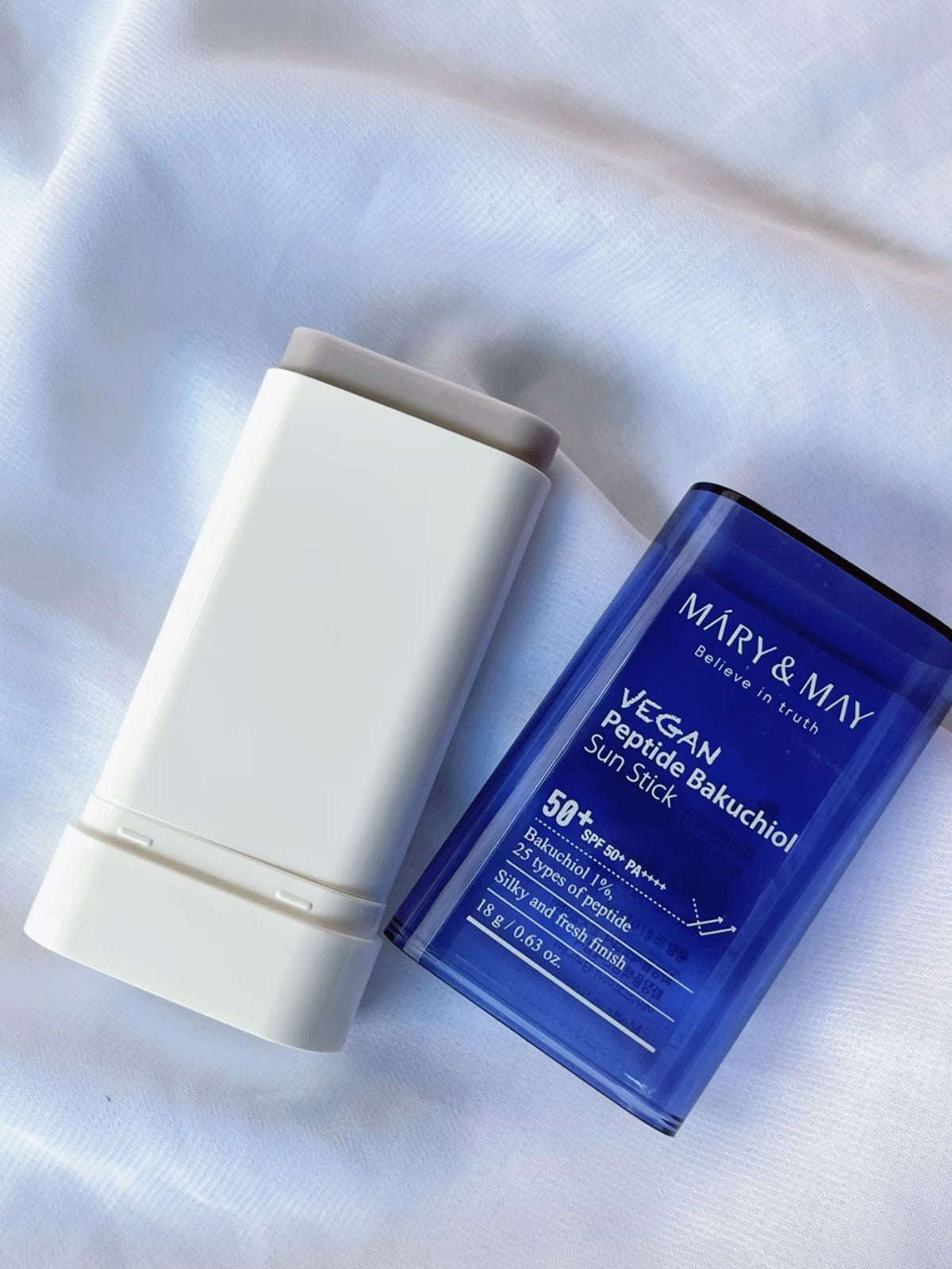 MARY&MAY VEGAN PEPTIDE BAKUCHIOL SUN STICK SPF50+ PA++++ 18G